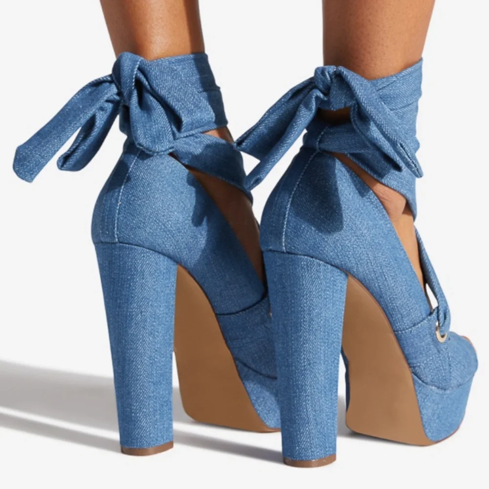 Takkara Block Heel Pump in size 12 - Picture 3 of 4